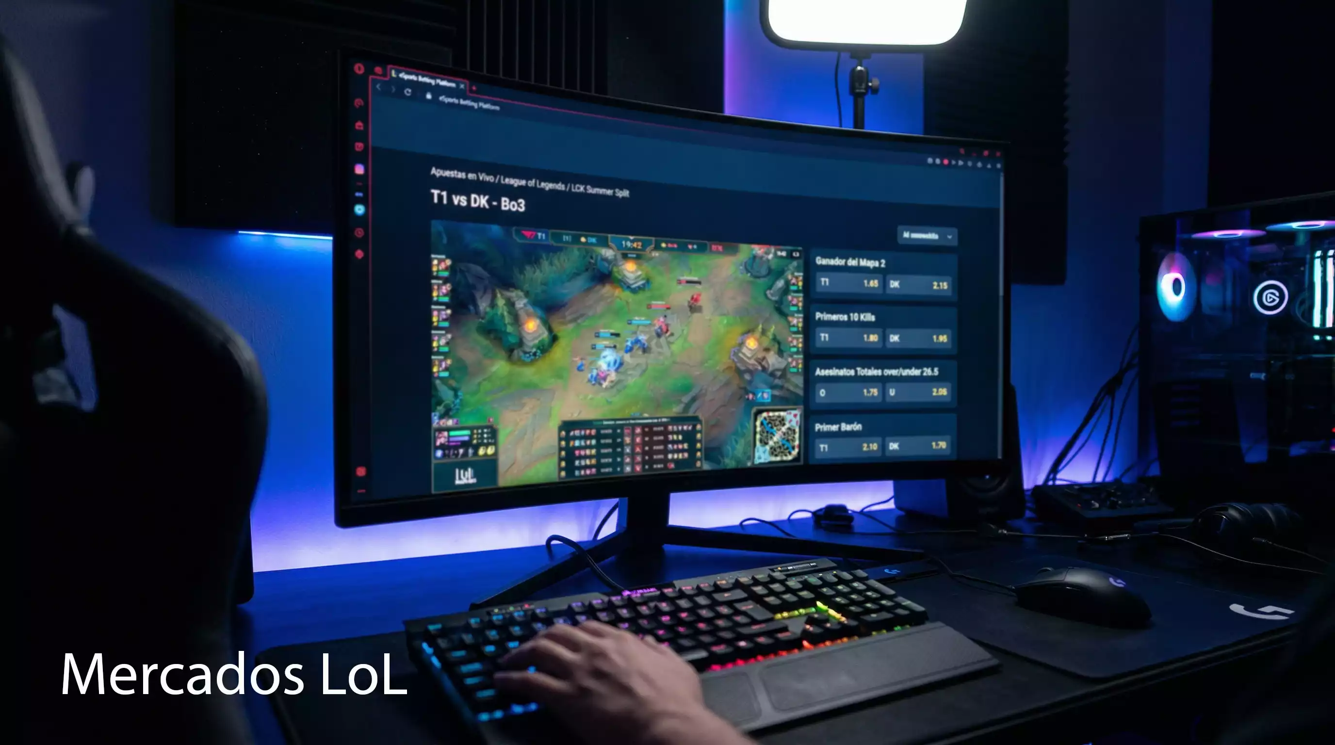 Mercados de Apuestas en League of Legends: Todas las Opciones Explicadas